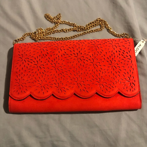 Beautiful! Red Aldo Clutch - Picture 3 of 3